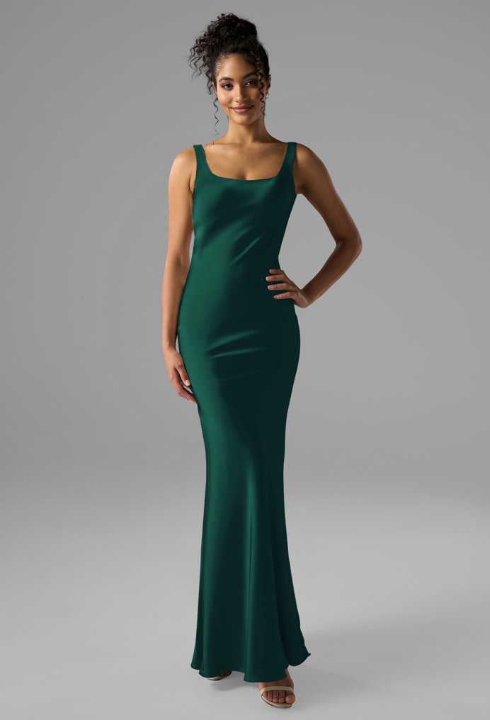 AW Armaan Hunter Green  Bridesmaid Dresses
